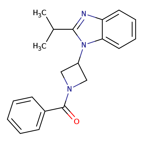 1-(1-benzoylazetidin-3-yl)-2-(propan-2-yl)-1H-1,3-benzodiazole
