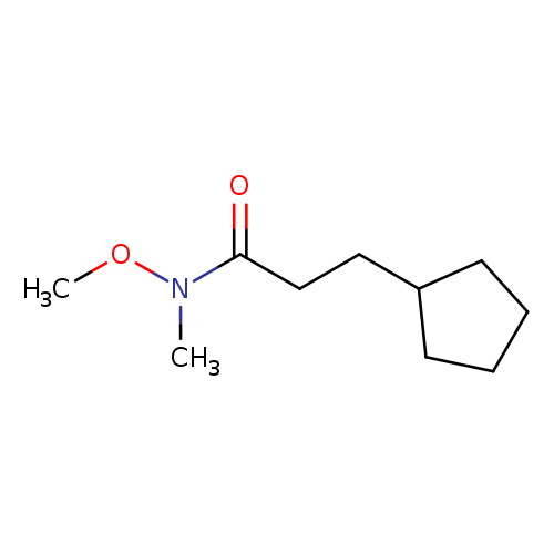 3-Cyclopentyl-N-methoxy-N-methylpropanamide
