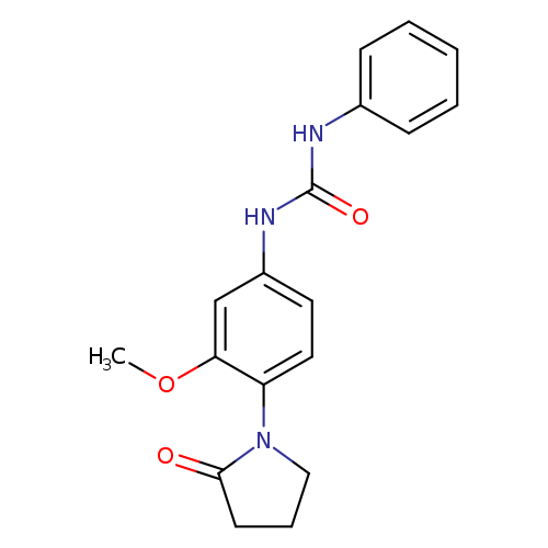 3-[3-methoxy-4-(2-oxopyrrolidin-1-yl)phenyl]-1-phenylurea