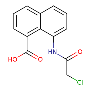 8-(2-chloroacetamido)naphthalene-1-carboxylic acid
