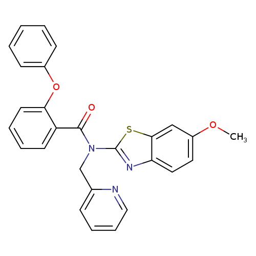 N-(6-methoxy-1,3-benzothiazol-2-yl)-2-phenoxy-N-[(pyridin-2-yl)methyl]benzamide
