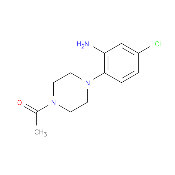 [2-(4-Acetylpiperazin-1-yl)-5-chlorophenyl]amine