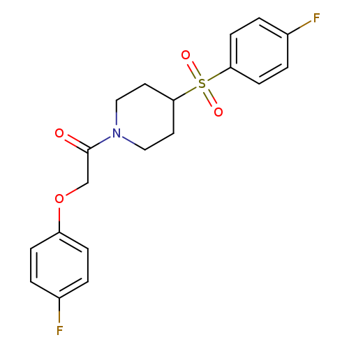 1-[4-(4-fluorobenzenesulfonyl)piperidin-1-yl]-2-(4-fluorophenoxy)ethan-1-one