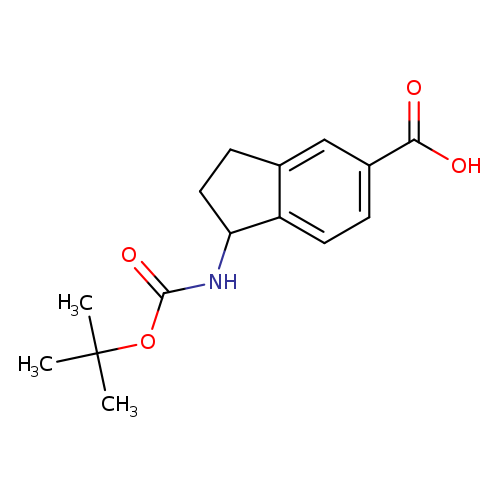 1-((TERT-BUTOXYCARBONYL)AMINO)-2,3-DIHYDRO-1H-INDENE-5-CARBOXYLIC ACID