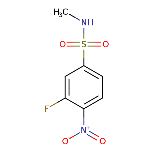 3-fluoro-N-methyl-4-nitrobenzene-1-sulfonamide