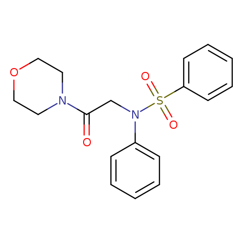 N-[2-(morpholin-4-yl)-2-oxoethyl]-N-phenylbenzenesulfonamide