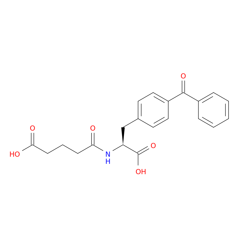 4-{[(1S)-2-(4-benzoylphenyl)-1-carboxyethyl]carbamoyl}butanoic acid