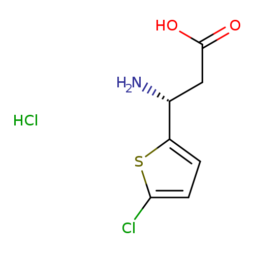 (3R)-3-amino-3-(5-chlorothiophen-2-yl)propanoic acid hydrochloride
